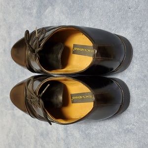 Hot Pick! 11M Men's Stacy Adams Black Leather Shoes